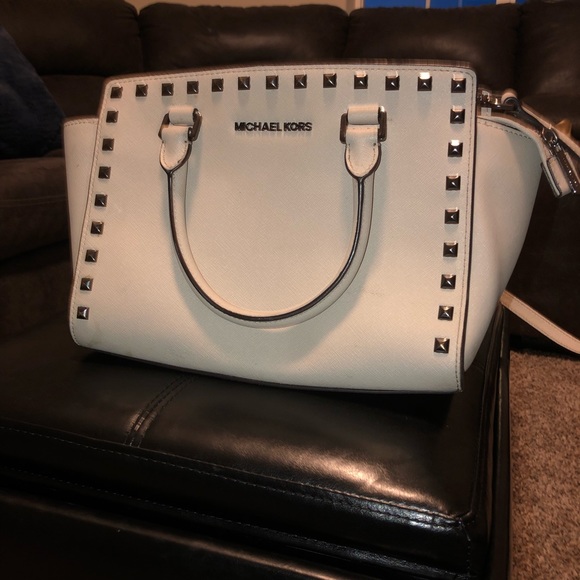 Michael Kors Handbags - Michael Kors Medium Studded Selma Michael Kors Handbags - Michael Kors Medium Studded Selma
